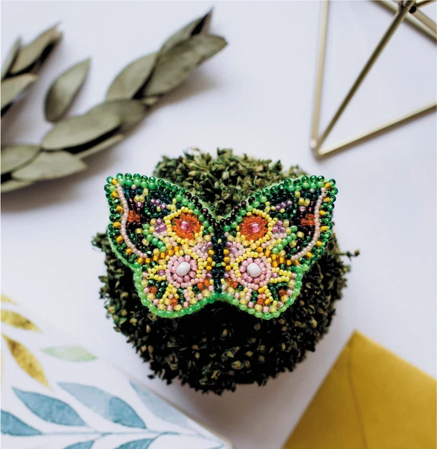 "Hágalo usted mismo Kit de fabricación de joyas Broche alfiler ""Estado de ánimo de verano"" Broches hechos a mano Cuentas