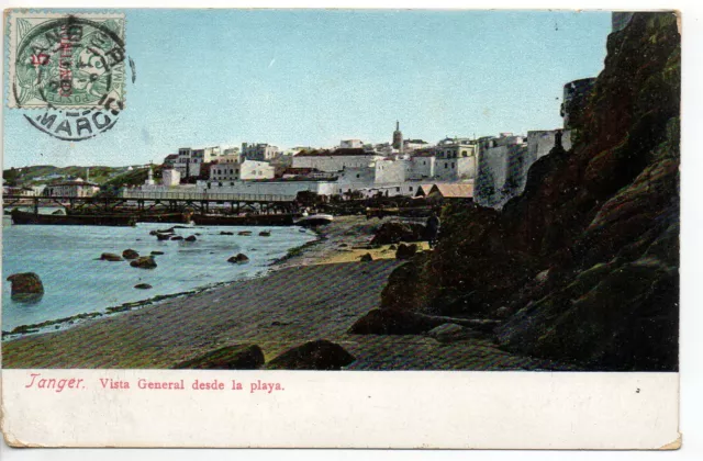 MAROC - Old Postcard - TANGER Tangier - carte couleur la plage