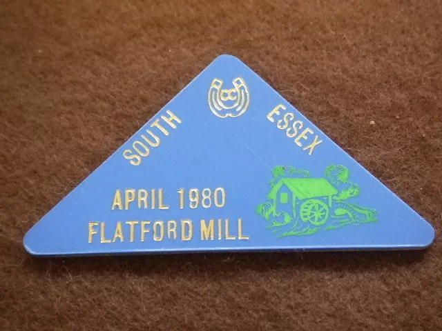 Caravan Club Rally Badge - Flatford Mill - April 1980