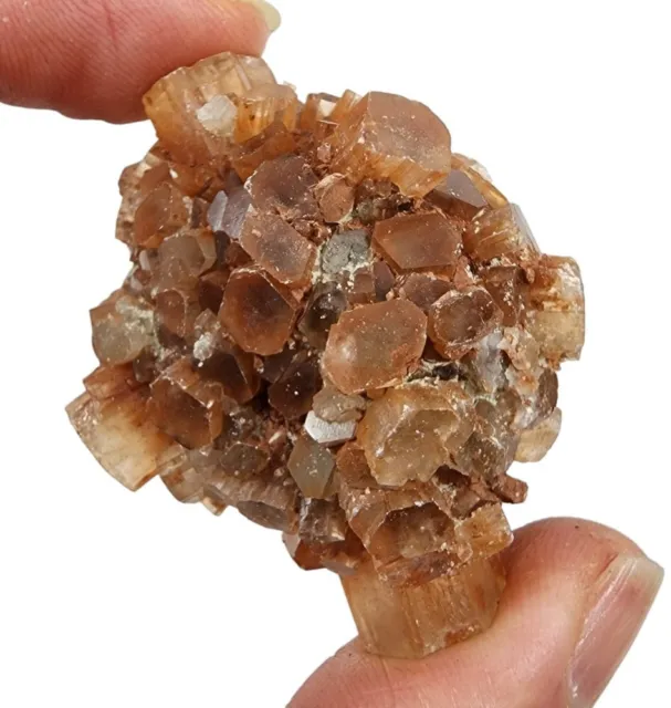 Orange Aragonite Crystal Specimen Morocco 43.1 grams
