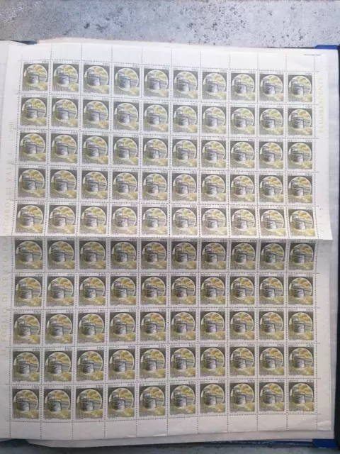 Repubblica  Castelli Lire 170 Foglio Intero  Mnh** .Piegato Al Centro