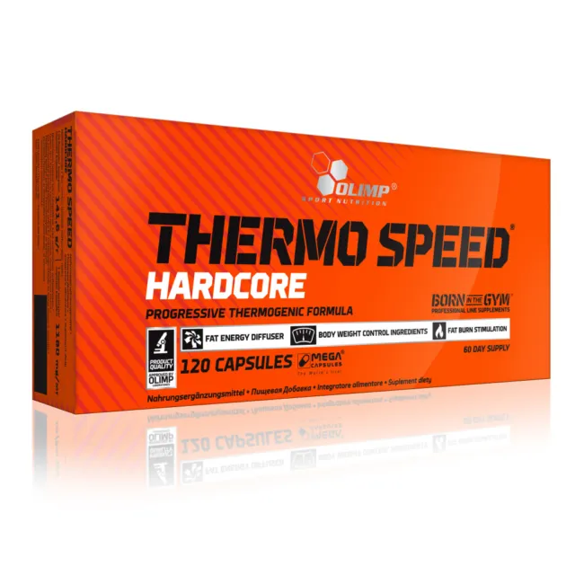 (23,17 EUR / 100 g) Thermo Speed Hardcore - 120 Kapseln (Olimp) der extreme ...