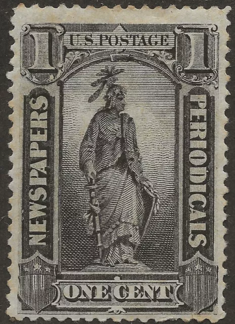 United States Newspaper Stamp 1894 SC PR90 1c Black Mint MH USA CV $425