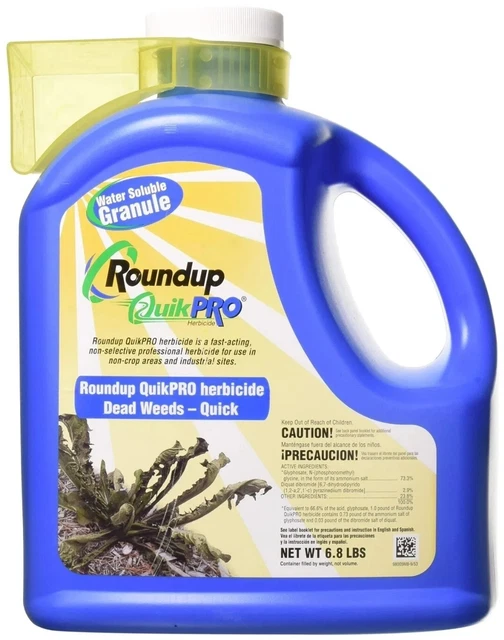 ROUNDUP QUIKPRO 6.8LBS Herbicide/Weed killer FAST acting product