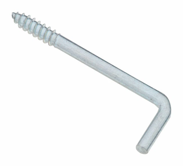 National Hardware  Zinc-Plated  Steel  2-1/4" in. L Square Bend Hook  5 lb. 5 pk