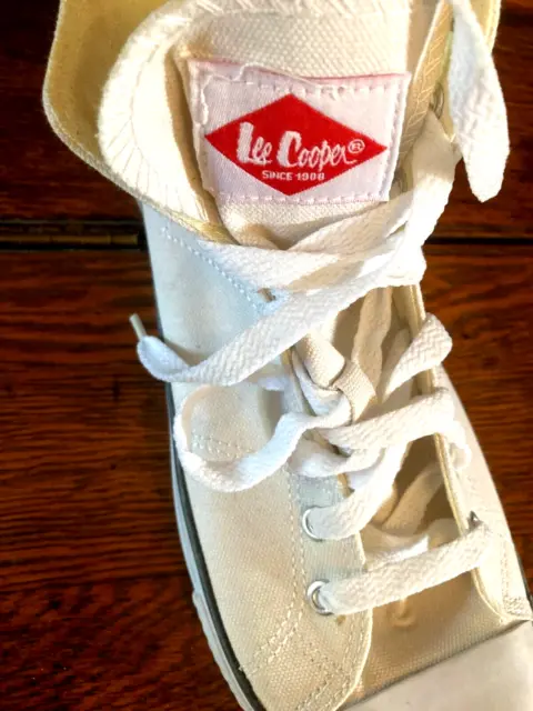 LEE COOPER BOOTS white size uk 9.5 euro 44 Stunning quality £27.99 ...