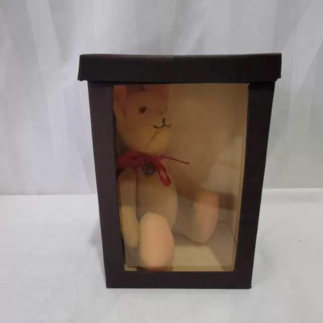 Vintage Handmade Rabbit In A Box From Cornwall Very Rare Collectable VGC