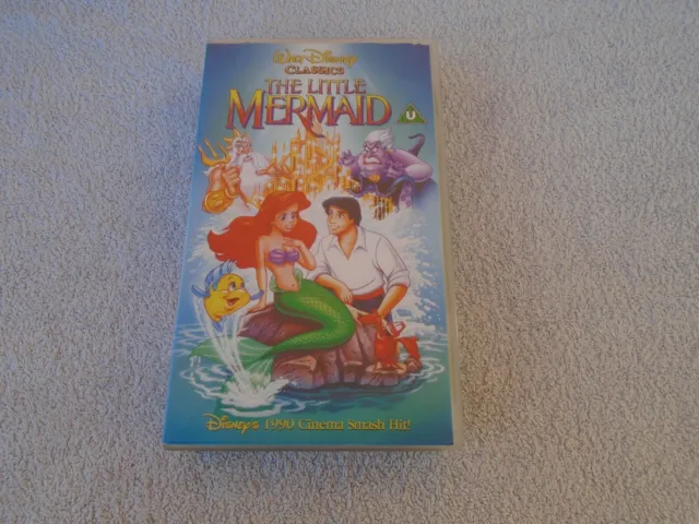 The Little Mermaid VHS Video  Disney