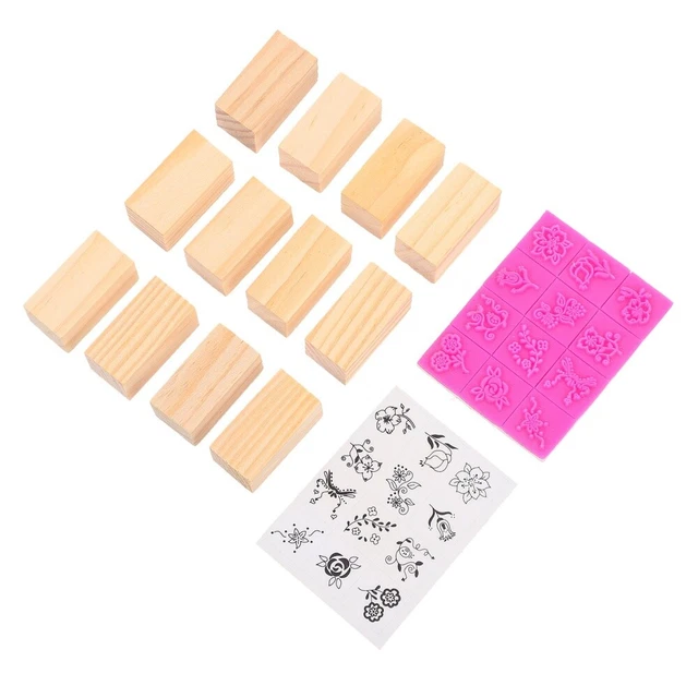 2 Set Kieselgel DIY-Stempel Gummitinte Für Kunstimpressionen