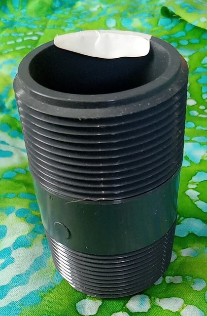 NEW 1-1/2" x 3" Pipe Nipple PVC Schd 80 Threaded Both Ends NEW