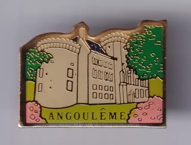 Rare Pins Pin's .. Tourisme Chateau Castle Aquitaine Charente Angouleme 16 ~Fr