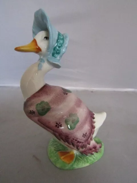 Beswick JEMIMA PUDDLE-DUCK Beatrix potter on Bp2 GOLD  issued 1952-72 Perfect 2