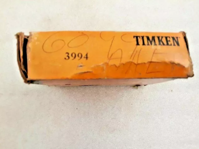 3994 Tapered Roller Bearing Timken Cone, 3994 Intérieur Seulement Timken 3994