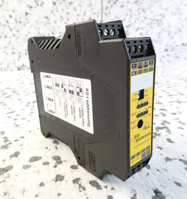 BIHL+WIEDEMANN BWU2236 AS-i SAFETY RELAY OUTPUT MODULES