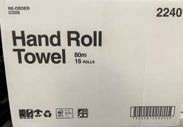 Hand Towels Paper Towel Roll Bulk Industrial Kitchen White 8/16/32 Rolls 2