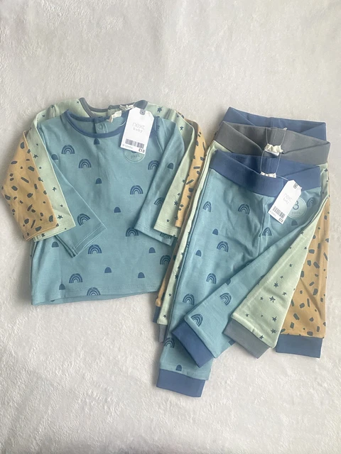 BNWT NEXT baby boy 6 piece top & legging bundle Outfit set size age 12-18 months