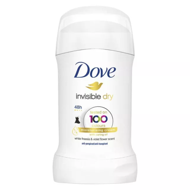 Déodorant anti-transpirant Dove Invisible Dry Stick 40 ml