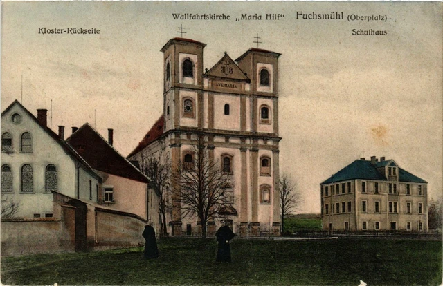 CPA AK Fuchsmuhl - Wallfahrtskirche Maria Hilf - Kloster GERMANY (965236)