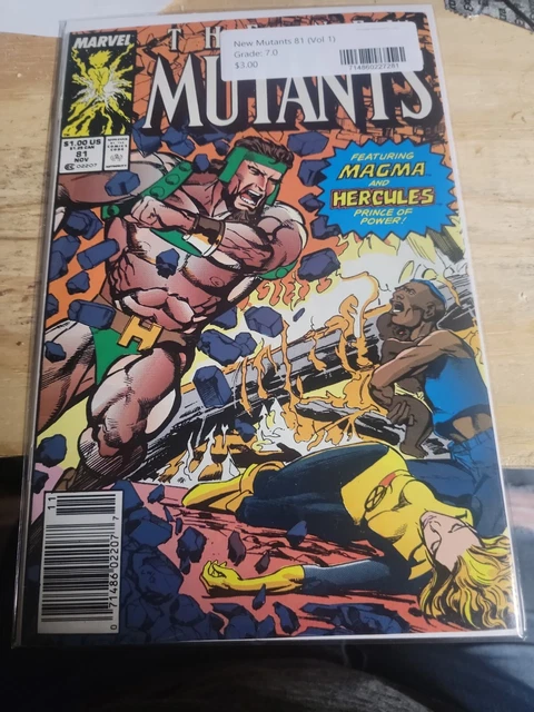 New Mutants #81 Marvel Comics Hercules Story: Chris Claremont