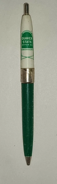 VINTAGE QUAKER STATE MOTOR OIL BALL POINT PEN - Chanens Auto Supply