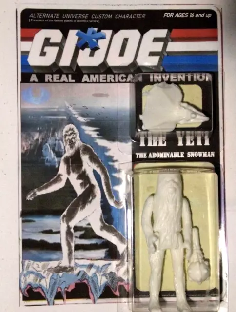 GI JOE chewbacca STAR WARS custom mashup THE YETI urban artwork Lot 2 #A