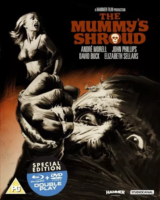 The Mummy's Shroud (Blu-ray + DVD) (Blu-ray) André Morell John Phillips