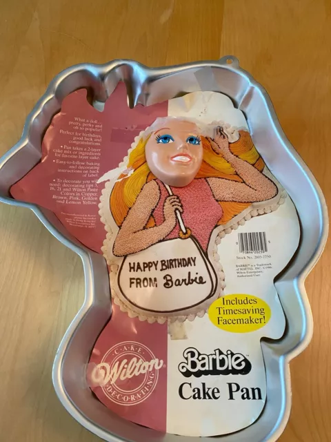 Vintage Wilton Barbie Cake Pan W/ Face