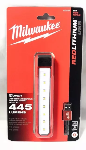 Milwaukee 2112-21 USB Rechargeable ROVER™ Pocket Flood Light