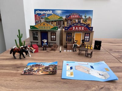 Playmobil 4398 - Couchette Transportable Western City - Marron Clair - Occasion Très Bon état