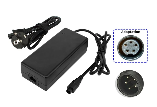 Chargeur 42V 2A Pour Trottinette Électrique 36V - Alimentation Li-ion 5.5x2.1mm Universelle