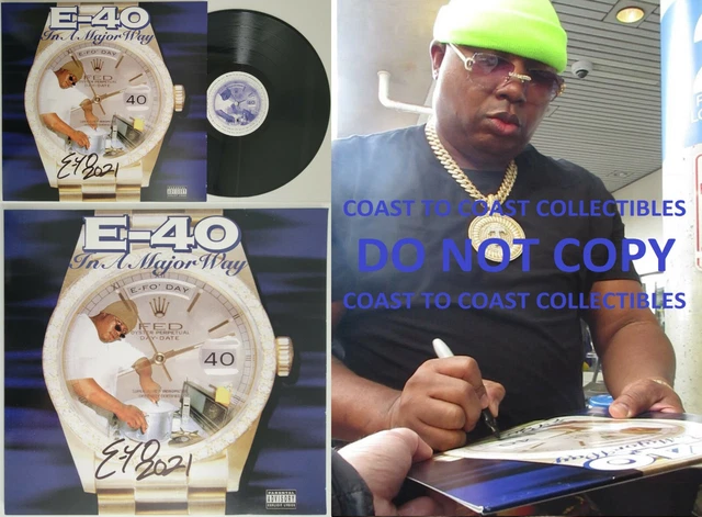 Earl Stevens E40 signed autographed Rappers Ball album vinyl COA exact proof STAR