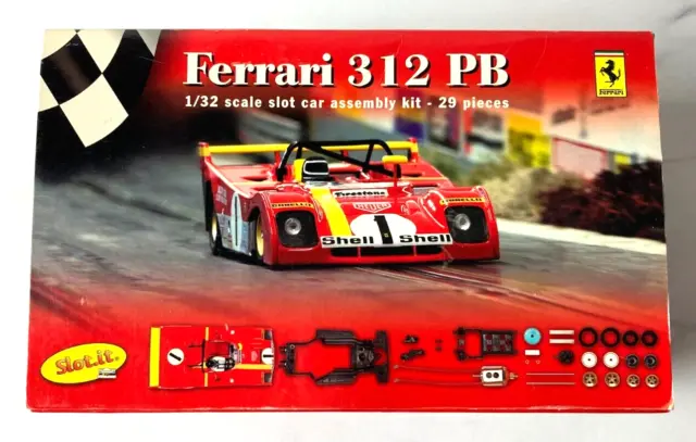 Slot It. Ferrari 312 Pb (White) Assembly Kit - Ultra Rare