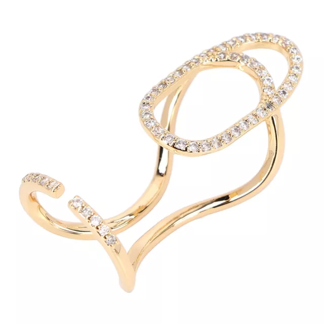 (3048 Gold) Nail Ring Safe Healthy Ajustable Bijoux à Ongles à La Mode