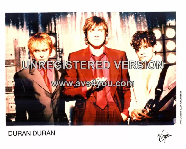 Duran Duran 10" x 8" Photograph no 15