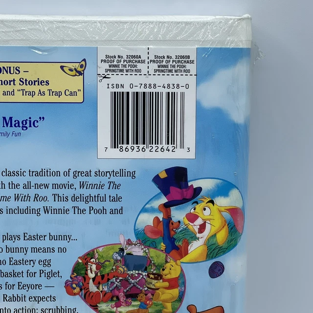 WINNIE THE POOH - Springtime with Roo VHS BRAND NEW - Original Wrap ...