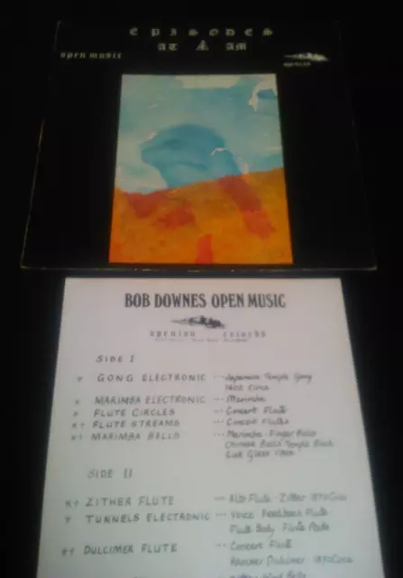 Bob Downes Open Music - Episodes At 4 Am Lp + Insert!! Uk 1St Press Openian