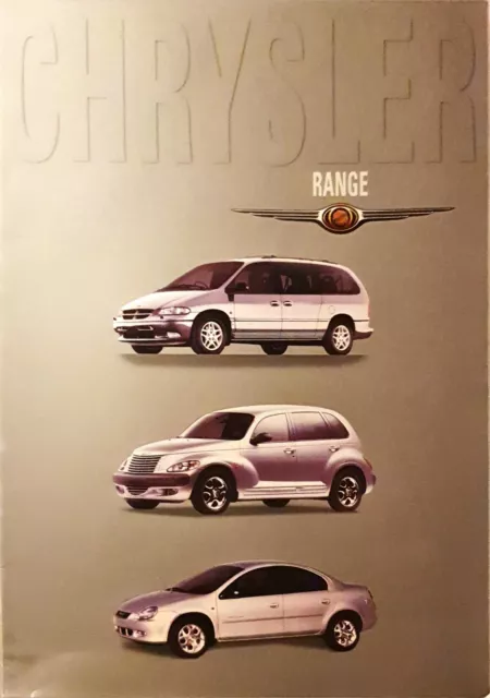 Chrysler Cars Range Neon - PT Cruiser - Voyager Brochure 1999