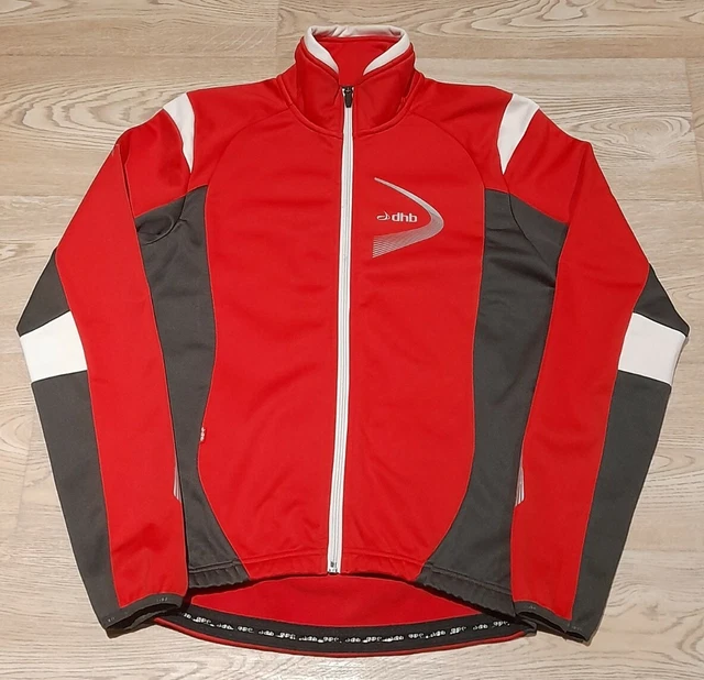 DHB WINDSLAM Herren THERMO STRETCH SOFTSHELL ROT FAHRRADJACKE Größe Small