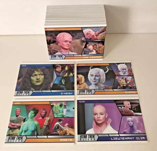 STAR TREK ALIENS: An All-New SUB-GENRE Complete 2014 Card Set w/ Promo #P1