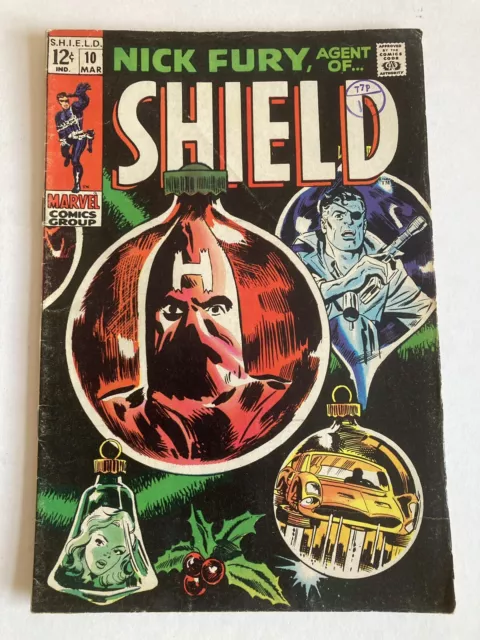 Marvel Silver Age Nick Fury Agent of Shield #10 1969