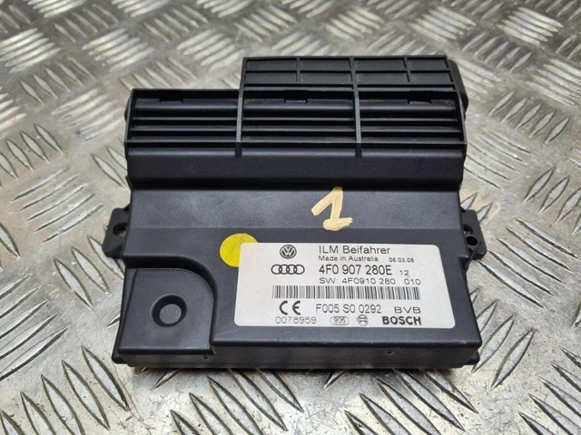 2007 AUDI Q7 4L Onboard Power Supply Control Module Unit Ecu 4F0907280E ...