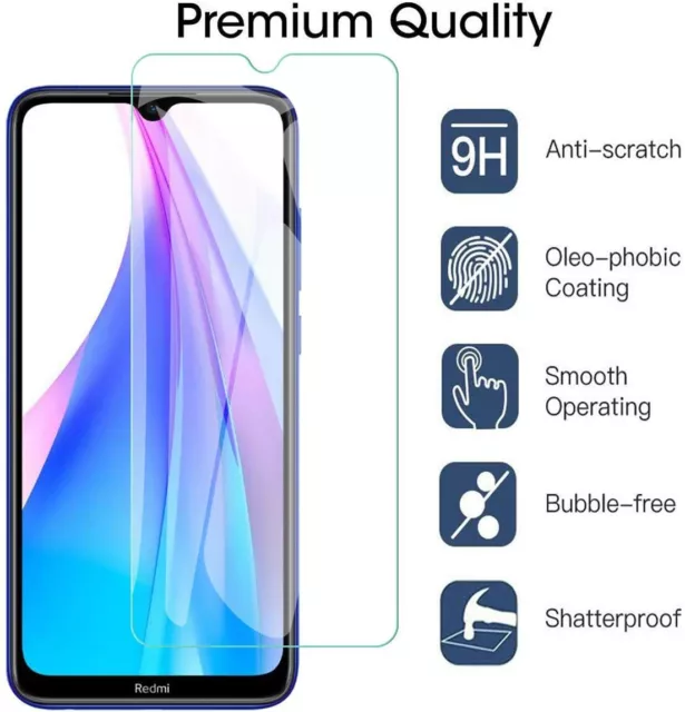 Schutzglas Glasfolie für Xiaomi Redmi Note 8T Display Schutz Folie Panzerfolie