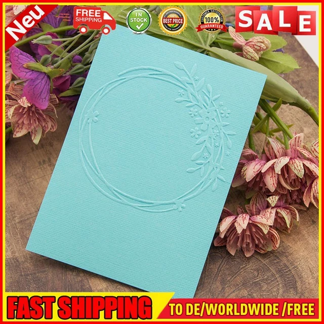 Garland Plastic Template Embossing Folders for DIY Scrapbooking Photo Album