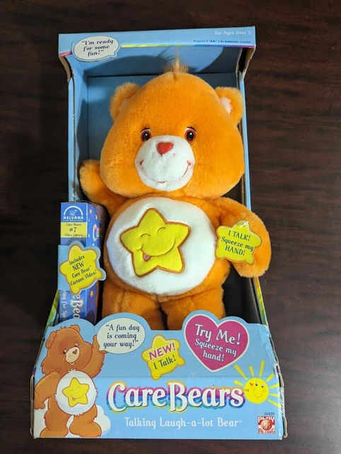 2003 CARE BEARS Talking Funshine Bear Sing Along Freind Yellow 13 ...