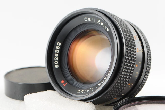 [Fast Neu] Contax Carl Zeiss T Planaren 50mm F1.4 Aej Mf Objektiv C/Y Berg A659