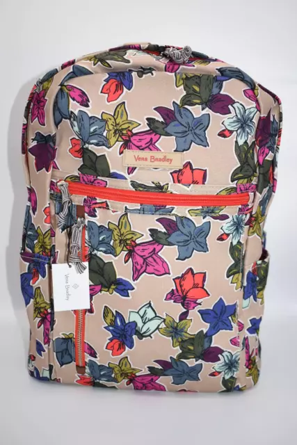 VERA BRADLEY FALLING Flowers Neutral Lighten Up Small Backpack £48.48 -  PicClick UK