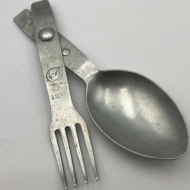ORIGINAL WW2 WW II German Fork Spoon 1937 EUR 57,22 PicClick DE