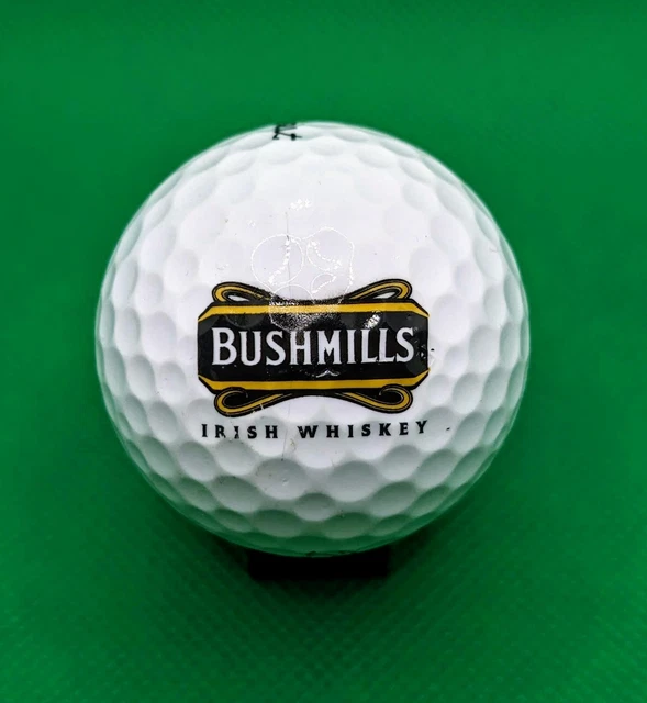 BUSHMILLS IRISH WHISKEY logo golf ball Alcohol 8.95 PicClick