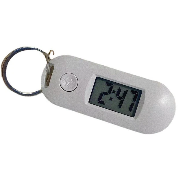 Digital Timer with Keychain Ring for Home, Kitchen,Teaching,Wide-Use Gift