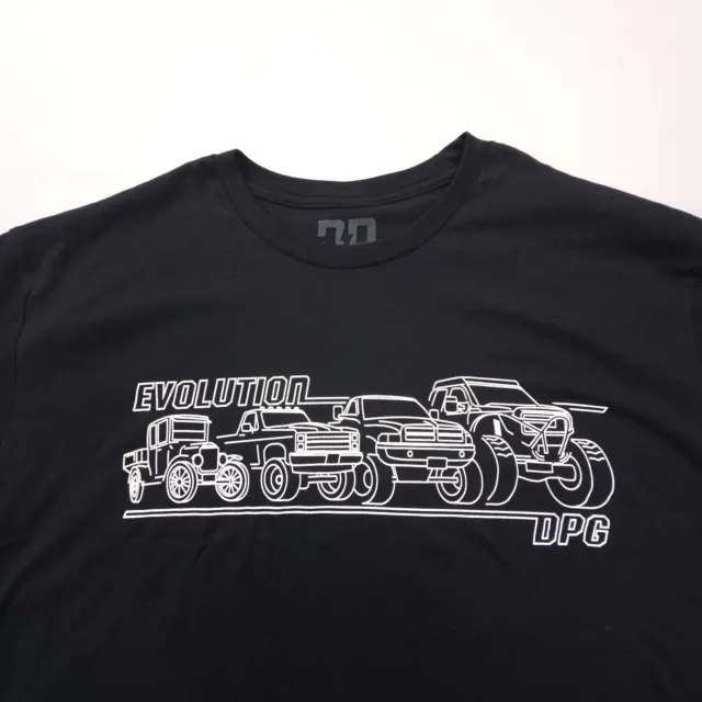 Diesel Power Gear Mens T Shirt Black Truck Graphic Evolution DPG Tee NWOT 2